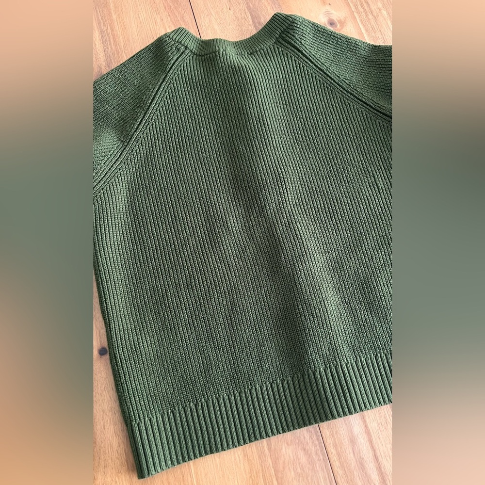Sezane Isaure Cardigan Perfect Green - Size M - Picture 7 of 15